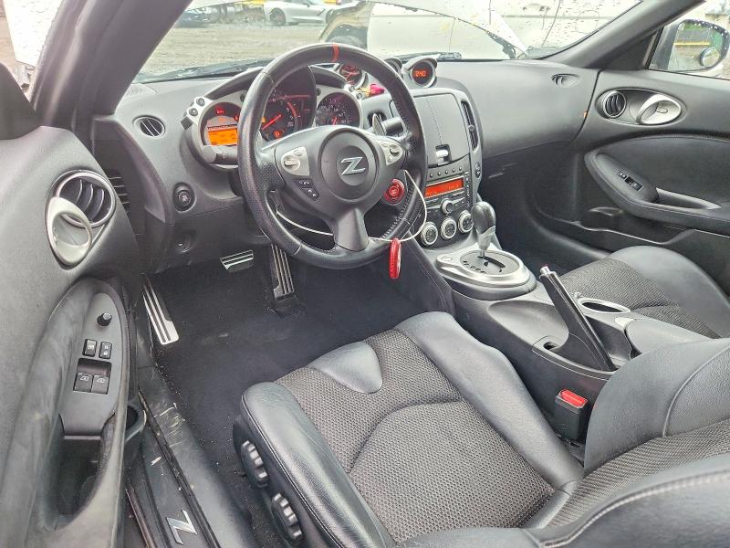 2010 Nissan 370z VIN JN1AZ4FH8AM301580 COPART salvage auction — FRONT END, Md - Cert Of Salvage > 75% Damage, sold $2,750 on 2026-07-10 (photo 8)