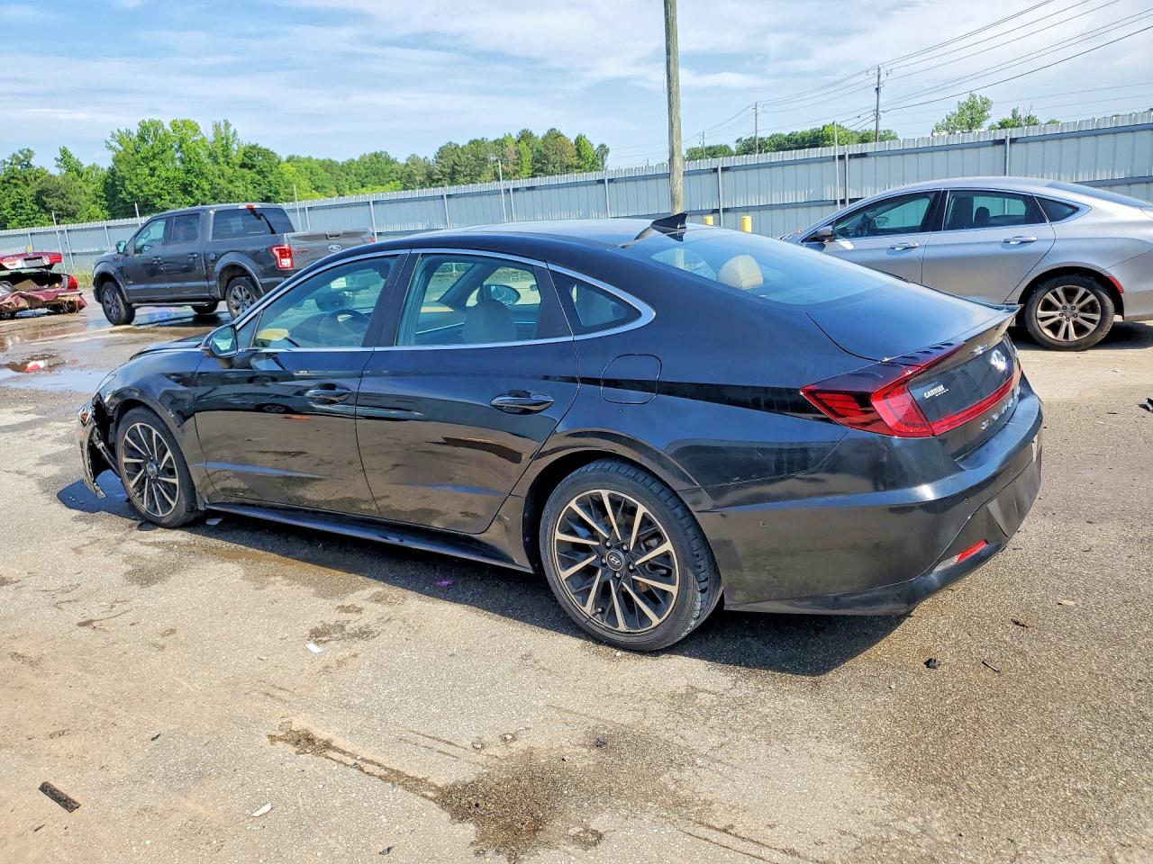 2021 Hyundai Sonata VIN 5NPEH4J20MH079569 COPART salvage auction — Front End, AL - CERT OF TITLE-SALVAGE TITLE, sold $7,800 on 2026-07-09 (photo 2)