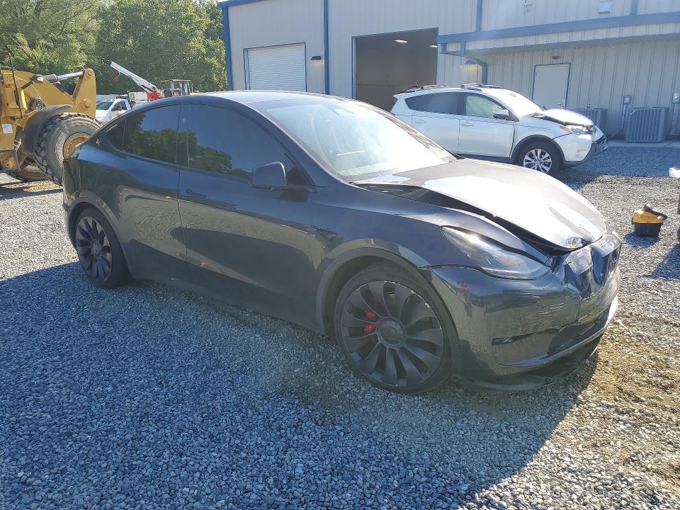 2024 Tesla Model y VIN 7SAYGDEF6RF037378 COPART salvage auction — FRONT END, NC - SALVAGE CERTIFICATE OF TITLE, sold $16,200 on 2026-07-02 (photo 4)