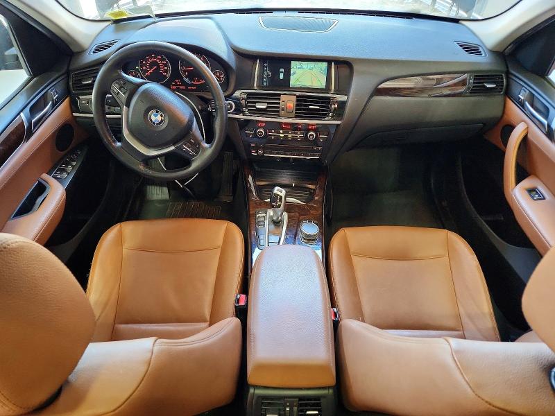 2017 BMW X3 VIN 5UXWX9C33H0W73858 COPART salvage auction — FRONT END, Ny - Mv-907A Salvage Certificate, sold $3,450 on 2026-07-06 (photo 8)