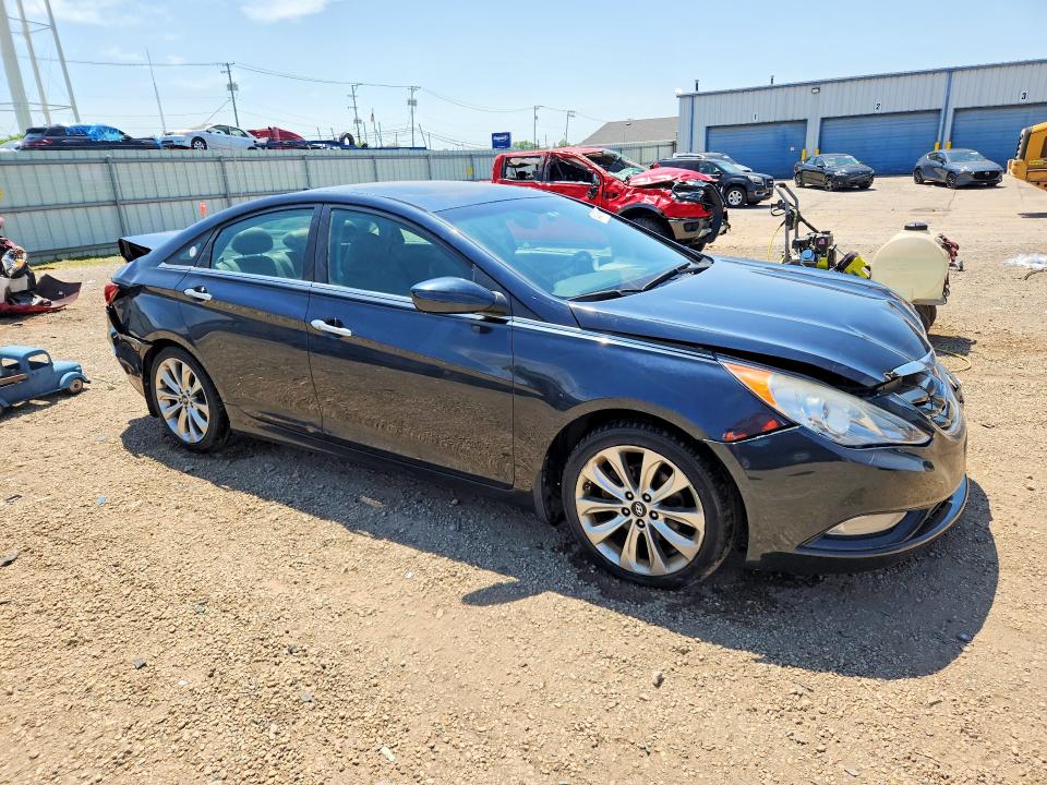 2013 Hyundai Sonata VIN 5NPEC4ACXDH669141 COPART salvage auction — REAR END, Il - Salvage Certificate, sold $700 on 2026-07-29 (photo 4)
