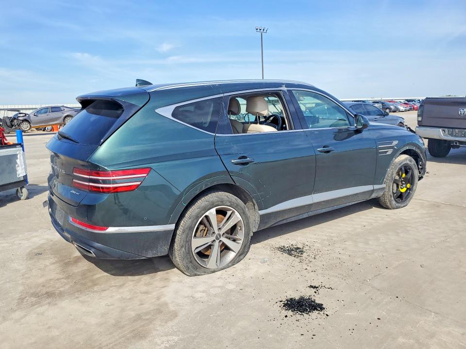 2021 Genesis Gv80 VIN KMUHCESC0MU050987 COPART salvage auction — FRONT END, Tx - Salvage Vehicle Title, sold $8,300 on 2026-07-02 (photo 3)