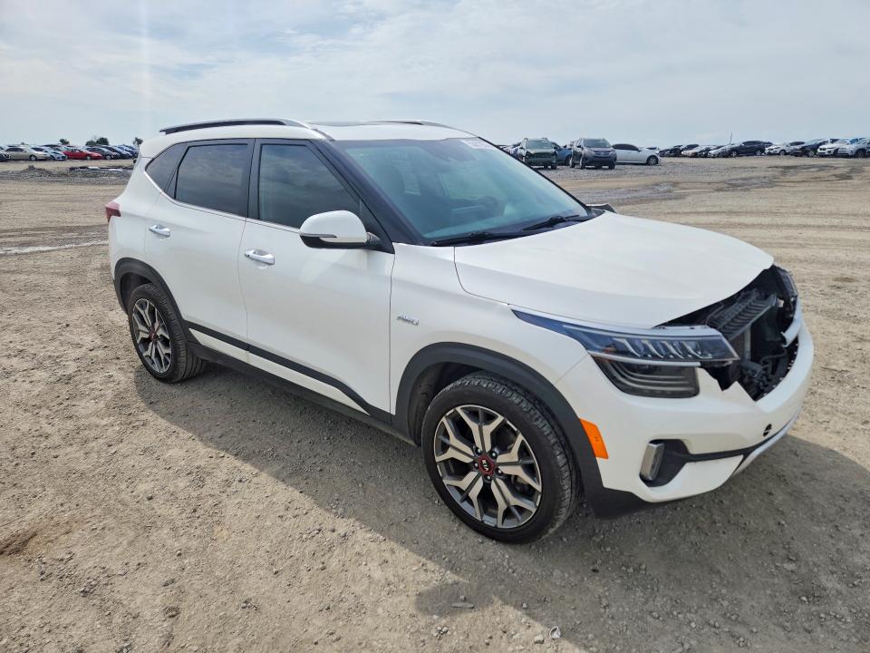 2021 Kia Seltos VIN KNDETCA23M7128731 COPART salvage auction — FRONT END, Ky - Cert Of Title-Salvage, sold $4,650 on 2026-07-09 (photo 4)