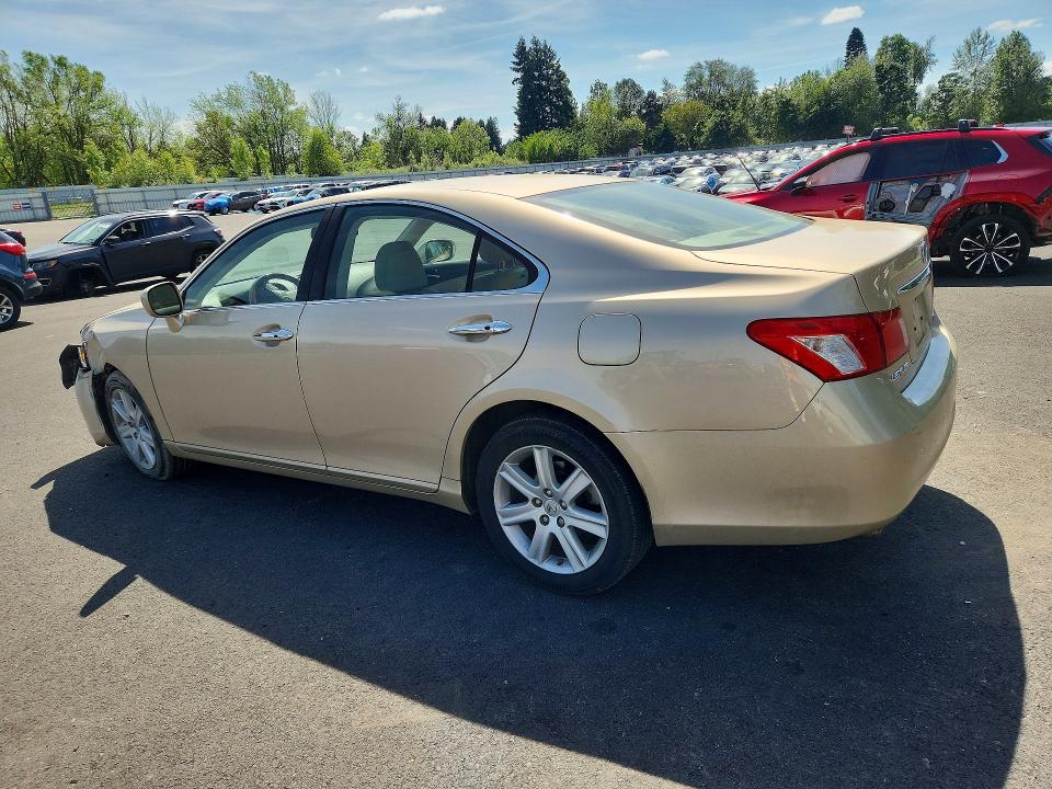 2007 Lexus ES VIN JTHBJ46G272040949 COPART salvage auction — FRONT END, Or - Salvage Title Certificate, sold $1,800 on 2026-07-15 (photo 2)