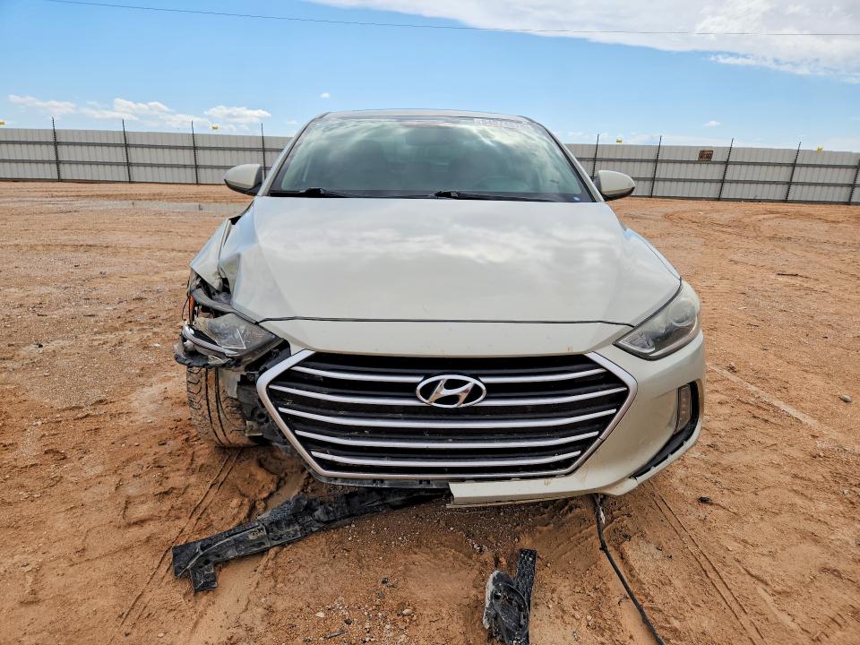 2017 Hyundai Elantra VIN KMHD84LF3HU430087 COPART salvage auction — FRONT END, Nm - Cert Of Title-Salvage, sold $20 on 2026-07-29 (photo 5)