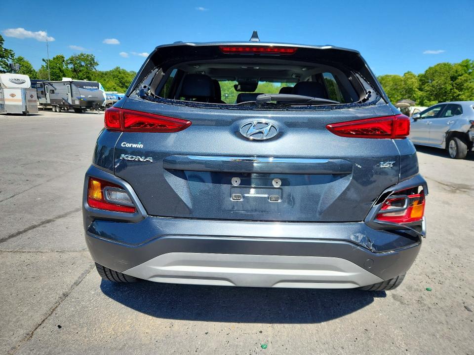2020 Hyundai VIN KM8K33A59LU433899 COPART salvage auction — HAIL, Mo - Salvage Certificate Of Title, sold $3,600 on 2026-07-27 (photo 6)