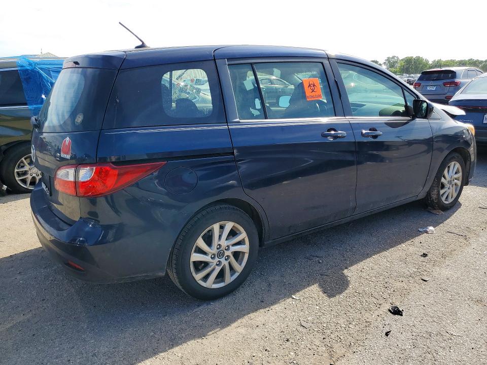 2014 Mazda 5 VIN JM1CW2BL4E0172327 COPART salvage auction — FRONT END, In - Cert Of Title-Salvage Title, sold $400 on 2026-07-13 (photo 3)