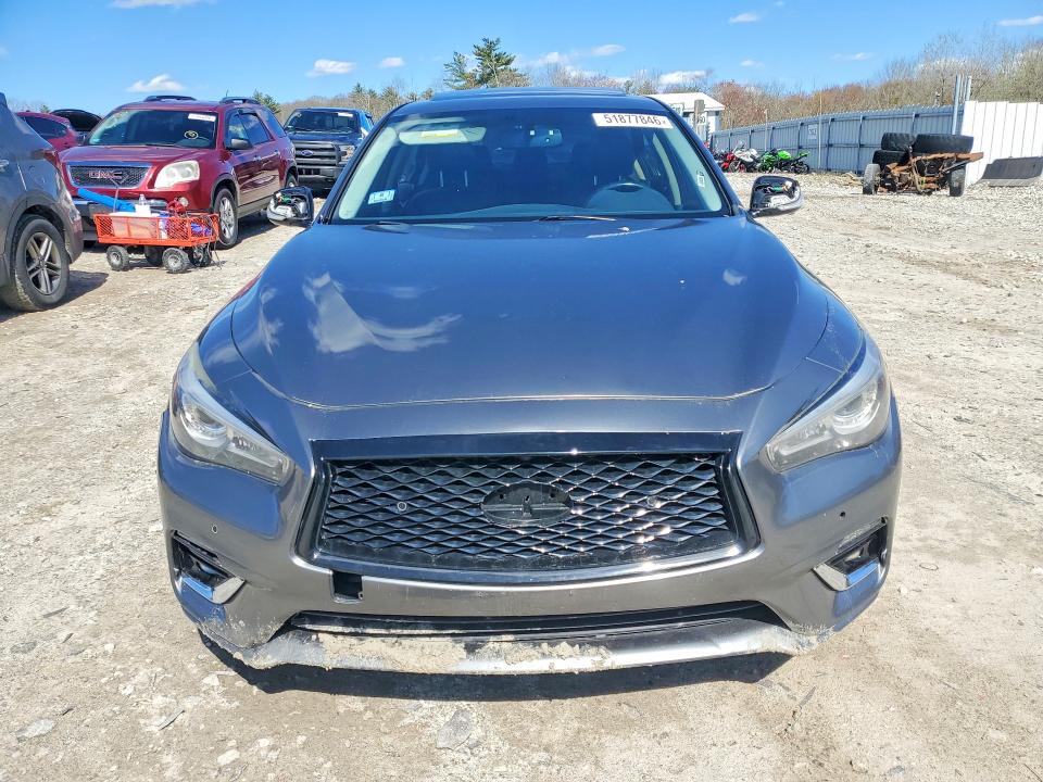 2018 Infiniti Q50 VIN JN1EV7AR4JM441219 COPART salvage auction — FRONT END, MA - CERT OF TITLE-SALVAGE, sold $2,000 on 2026-07-15 (photo 5)