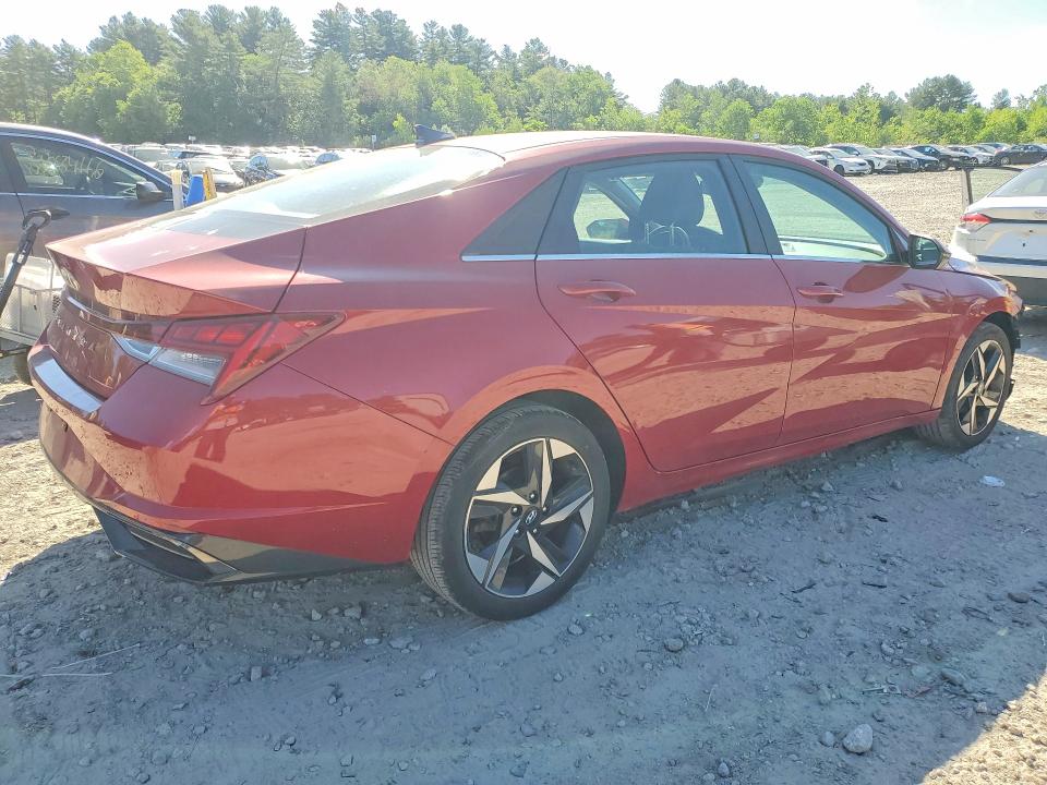 2021 Hyundai Elantra VIN KMHLN4AG1MU180231 COPART salvage auction — FRONT END, Id - Salvage Certificate Of Title, sold $4,700 on 2026-07-30 (photo 3)