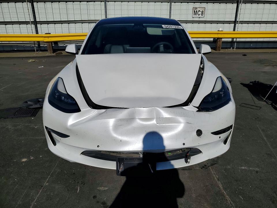 2021 Tesla Model 3 VIN 5YJ3E1EA6MF930613 COPART salvage auction — FRONT END, Ca - Salvage Certificate, sold $3,700 on 2026-07-15 (photo 5)