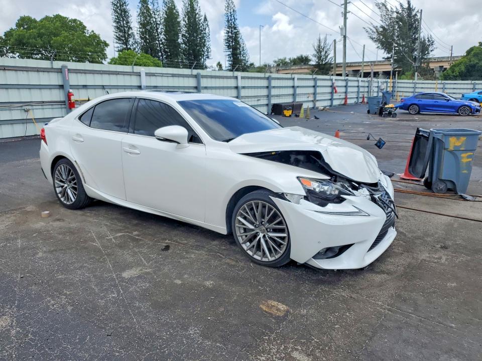 2016 Lexus Is VIN JTHBA1D21G5018980 COPART salvage auction — FRONT END, Fl - Cert Of Title Slvg Rebuildable, sold $1,500 on 2026-07-08 (photo 4)