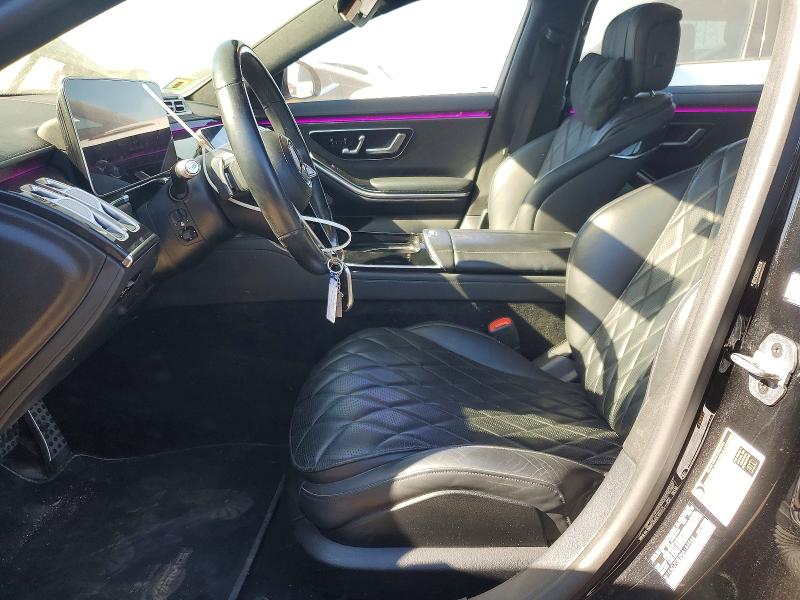 2022 Mercedes-benz S-klasse VIN W1K6G7GB2NA149586 COPART salvage auction — FRONT END, Id - Salvage Certificate Of Title, sold $16,900 on 2026-07-28 (photo 7)