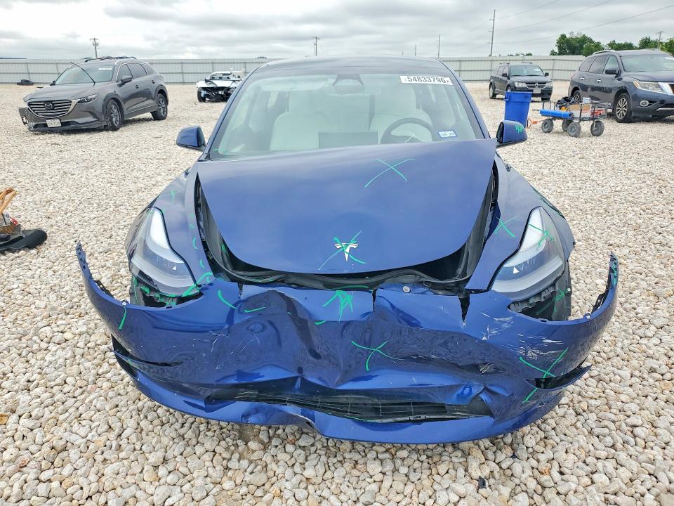 2023 Tesla Model 3 VIN 5YJ3E1EA5PF643770 COPART salvage auction — FRONT END, Tx - Salvage Vehicle Title, sold $1,100 on 2026-07-30 (photo 5)