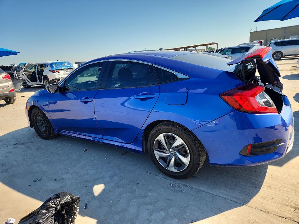 2020 Honda VIN 2HGFC2F6XLH596180 COPART salvage auction — REAR END, Tx - Salvage Vehicle Title, sold $4,050 on 2026-07-02 (photo 2)