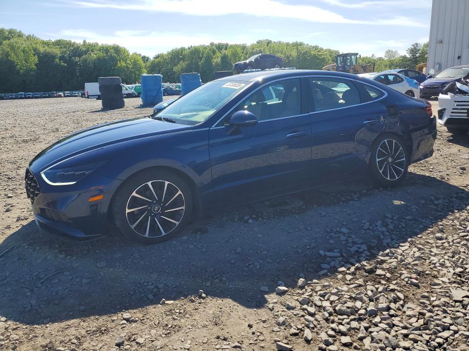 2021 Hyundai Sonata VIN 5NPEH4J28MH098516 COPART salvage auction — SIDE, Nj - Cert Of Title-Salvage, sold $8,400 on 2026-07-15 (photo 1)