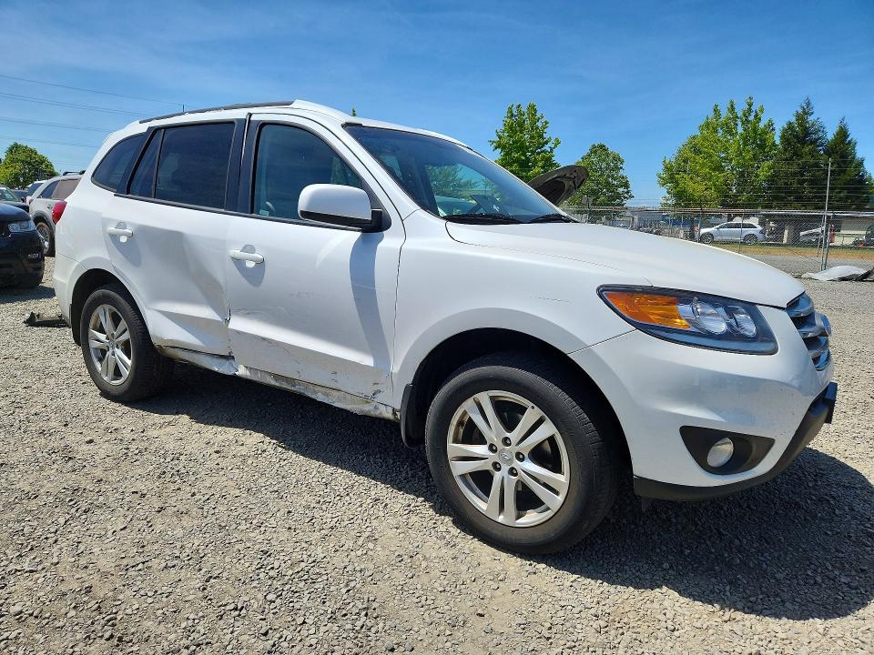 2012 Hyundai Santa fe VIN 5XYZHDAG1CG132346 COPART salvage auction — SIDE, Or - Salvage Title Certificate, sold $775 on 2026-07-07 (photo 4)