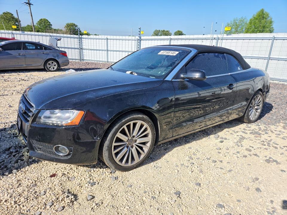 2012 Audi A5 VIN WAULFAFH5CN001700 COPART salvage auction — REAR END, Il - Certificate Of Title, sold $2,600 on 2026-07-08 (photo 1)