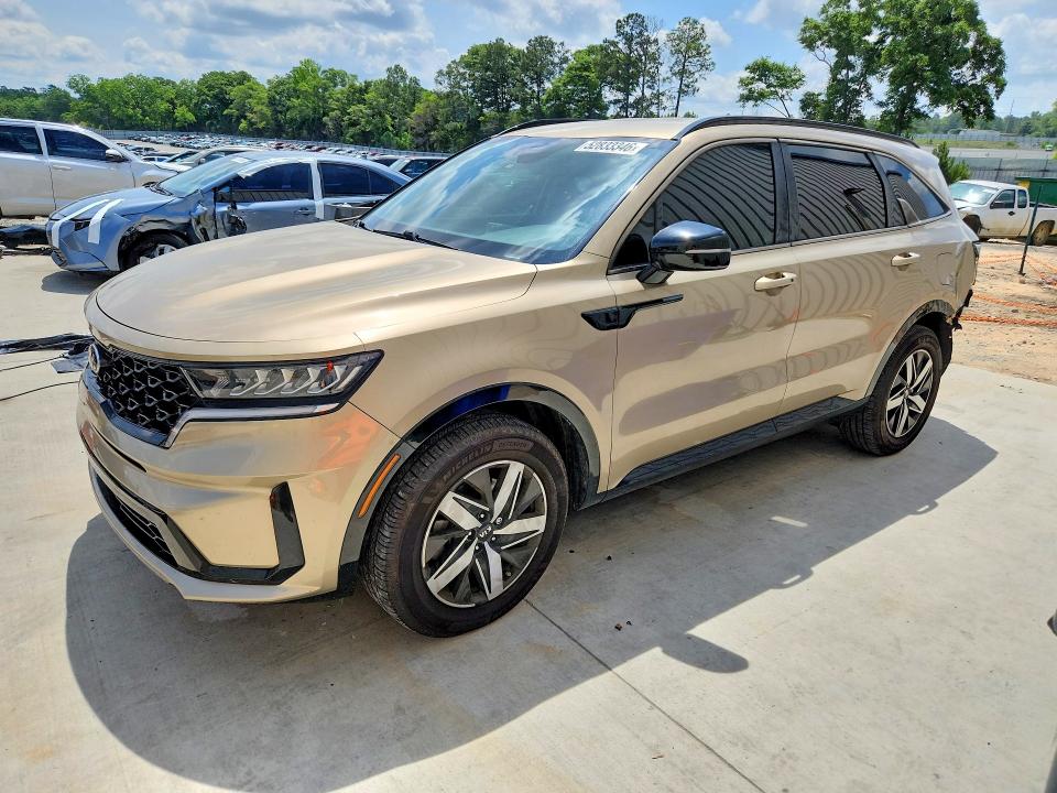 2021 Kia Sorento VIN 5XYRL4LC9MG009906 COPART salvage auction — REAR END, GA - CERT OF TITLE-SALVAGE, sold $6,900 on 2026-07-30 (photo 1)