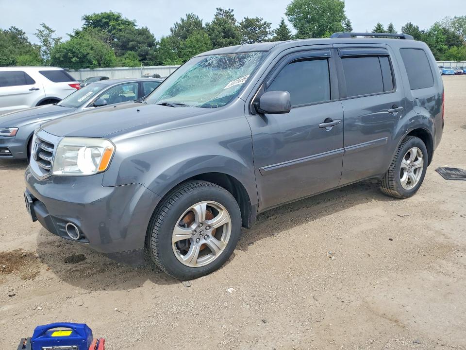 2012 Honda Pilot VIN 5FNYF4H50CB062139 COPART salvage auction — ROOF, Il - Salvage Certificate, sold $2,800 on 2026-07-09 (photo 1)