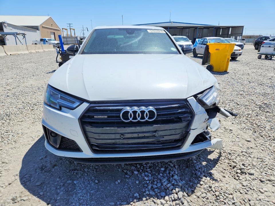2019 Audi A4 VIN WAUENAF46KA109404 COPART salvage auction — FRONT END, Co - Public - Salvage Title, sold $7,700 on 2026-07-16 (photo 5)