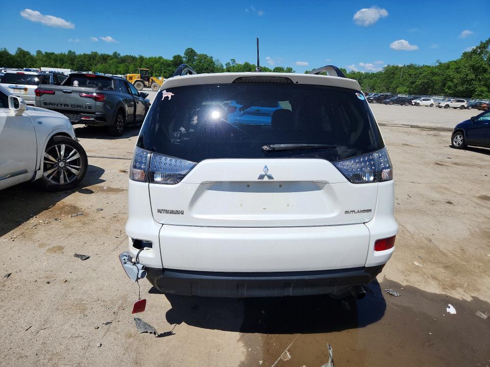 2012 Mitsubishi Outlander VIN JA4JT3AW9CU026930 COPART salvage auction — FRONT END, Pa - Certificate Of Salvage, sold $90 on 2026-07-23 (photo 6)