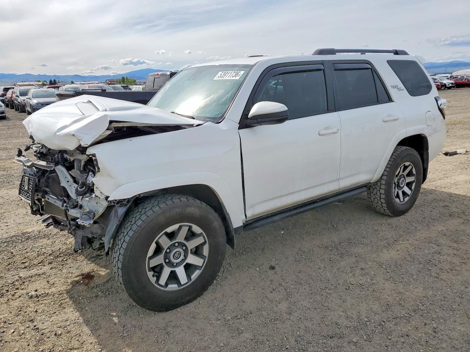 2021 Toyota 4runner VIN JTEPU5JR8M5849892 COPART salvage auction — FRONT END, Mt - Salvage Certificate Of A Vehic, sold $8,700 on 2026-07-14 (photo 1)