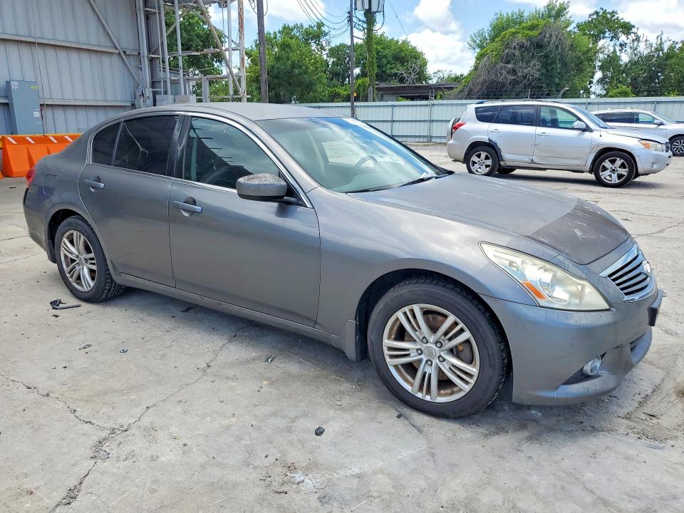 2012 Infiniti VIN JN1DV6AR1CM862257 COPART salvage auction — MECHANICAL, Tx - Salvage Vehicle Title, sold $175 on 2026-07-07 (photo 4)