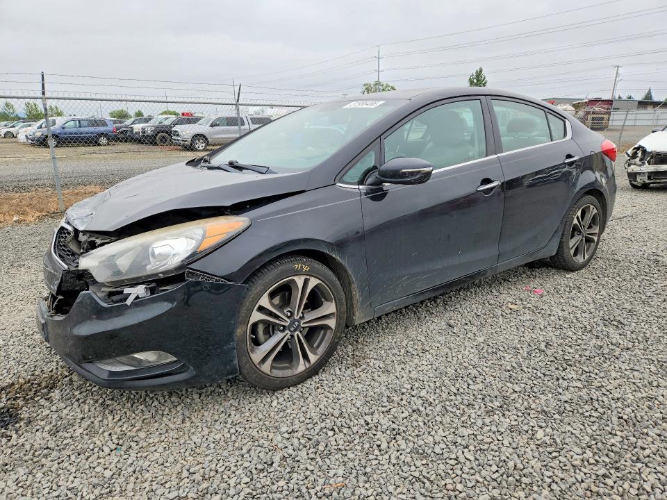 2016 Kia Forte VIN KNAFZ4A80G5451323 COPART salvage auction — FRONT END, Or - Salvage Title Certificate, sold $1,050 on 2026-07-14 (photo 1)