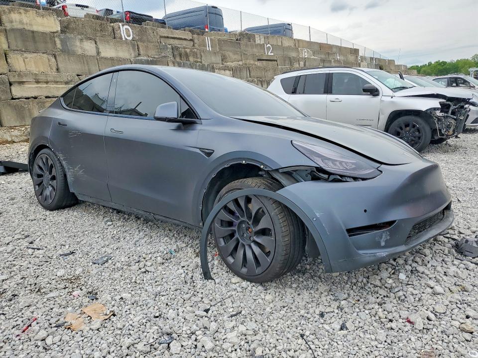 2020 Tesla VIN 5YJYGDEF7LF034820 COPART salvage auction — FRONT END, Ky - Cert Of Title-Salvage, sold $4,700 on 2026-07-24 (photo 4)