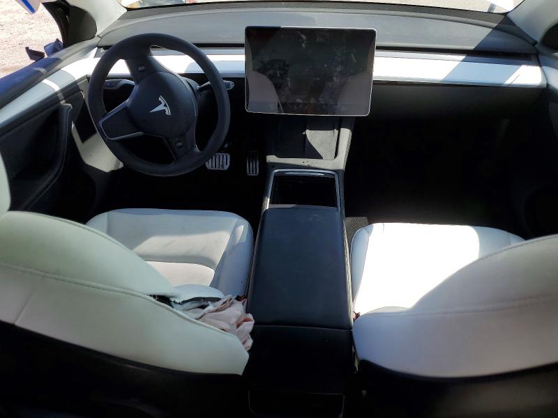 2024 Tesla Model y VIN 7SAYGDEF1RA285597 COPART salvage auction — FRONT END, Nv - Salvage Title, sold $150 on 2026-07-30 (photo 8)