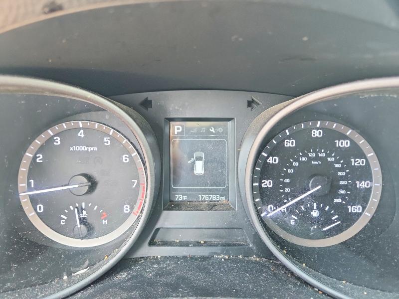 2017 Hyundai Santa fe VIN 5XYZTDLB4HG441039 COPART salvage auction — FRONT END, Al - Certificate Of Title, sold $1,900 on 2026-07-02 (photo 9)