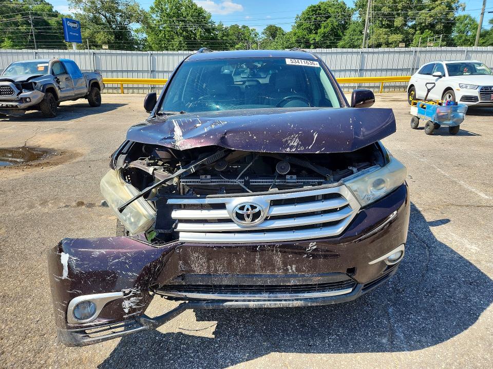 2013 Toyota VIN 5TDZK3EH2DS104588 COPART salvage auction — FRONT END, Al - Cert Of Title-Salvage Title, sold $2,900 on 2026-07-13 (photo 5)
