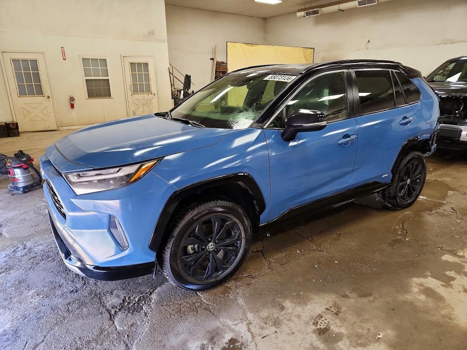 2023 Toyota Rav 4 VIN JTME6RFV2PJ040113 COPART salvage auction — REAR END, MI - CERTIFICATE OF TITLE, sold $14,100 on 2026-07-22 (photo 1)