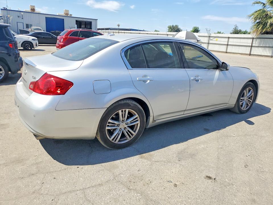 2012 Infiniti G VIN JN1CV6AR9CM676137 COPART salvage auction — SIDE, Ca - Salvage Certificate, sold $1,200 on 2026-07-06 (photo 3)