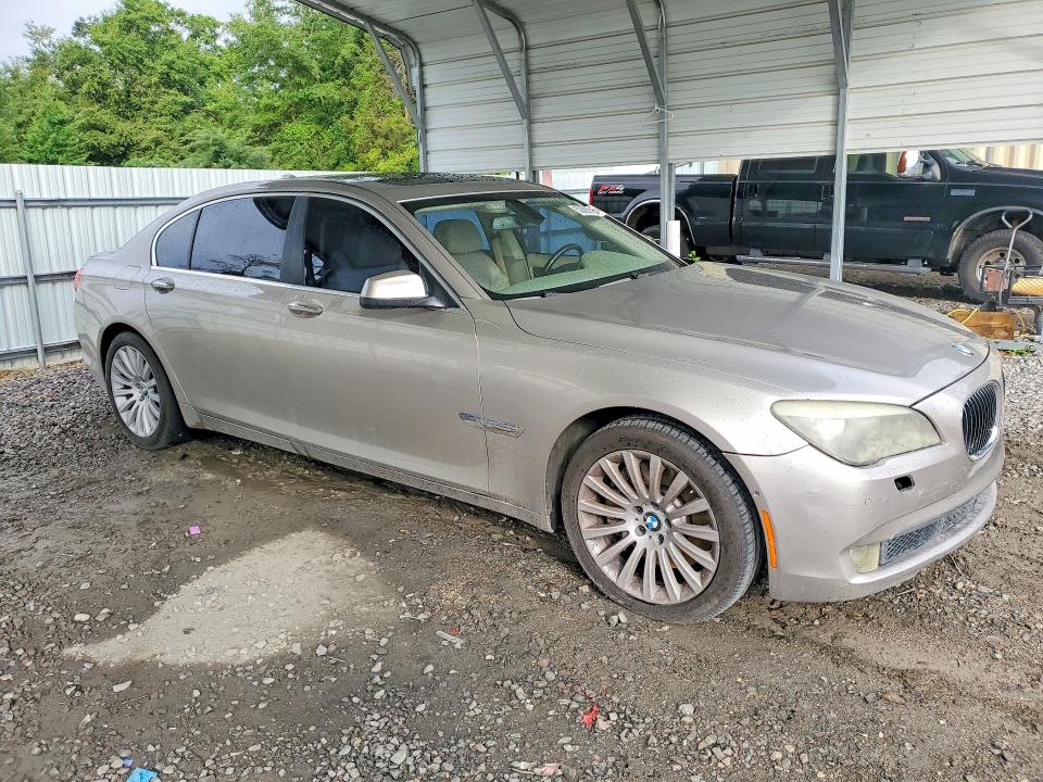 2010 BMW 7 series VIN WBAKB8C52ACY63260 COPART salvage auction — VANDALISM, Sc - Cert Of Title-Salvage, sold $350 on 2026-07-28 (photo 4)
