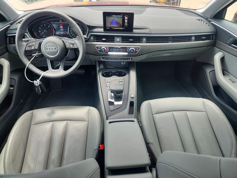 2019 Audi A4 VIN WAUGMAF41KN021705 COPART salvage auction — FRONT END, Nc - Salvage Certificate Of Title, sold $5,100 on 2026-07-15 (photo 8)