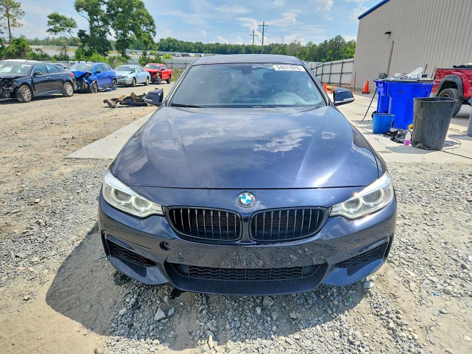 2015 BMW 4er VIN WBA4A9C52FGL86119 COPART salvage auction — SIDE, Ga - Cert Of Title-Salvage, sold $5,200 on 2026-07-09 (photo 5)