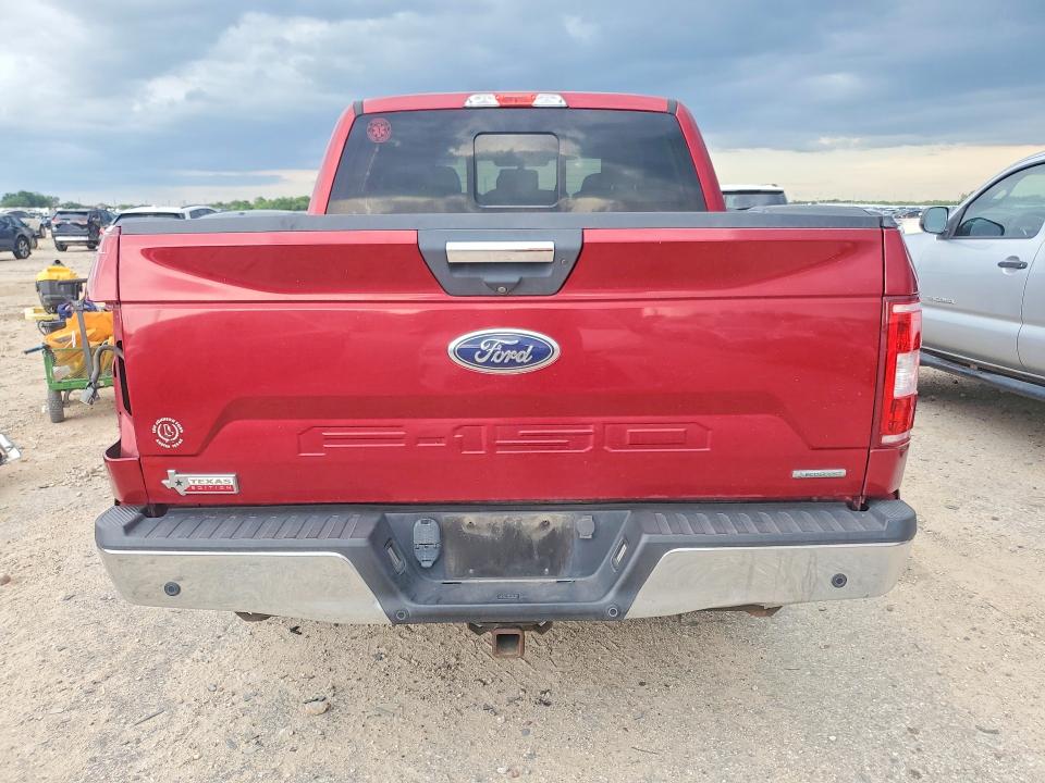 2018 Ford F-150 VIN 1FTEW1CG3JKC50616 COPART salvage auction — FRONT END, Tx - Salvage Vehicle Title, sold $7,100 on 2026-07-02 (photo 6)