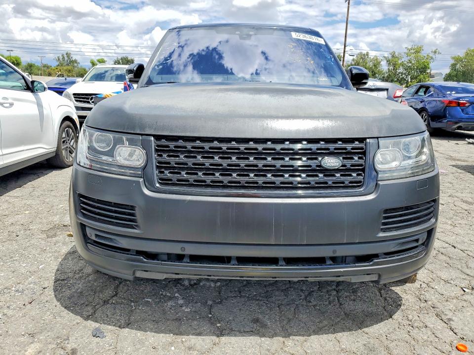 2017 Land rover RANGE ROVER VIN SALGS2FK8HA325443 COPART salvage auction — REAR END, Ca - Dis/Dlr/Exp Only Clean Title, sold $4,200 on 2026-07-23 (photo 5)