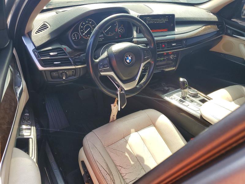 2014 BMW X5 VIN 5UXKR2C57E0C00447 COPART salvage auction — FRONT END, Ca - Dis/Dlr/Exp Only Clean Title, sold $2,850 on 2026-07-02 (photo 8)