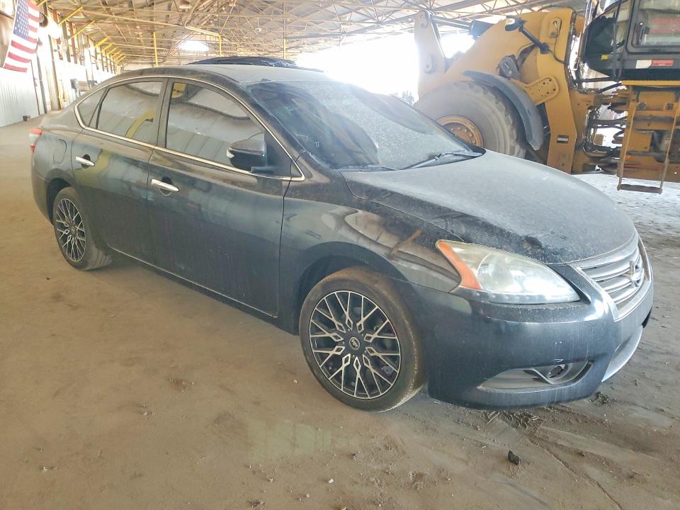 2013 Nissan Sentra VIN 3N1AB7AP3DL711609 COPART salvage auction — MINOR DENT/SCRATCHES, Az - Certificate Of Title, sold $500 on 2026-07-06 (photo 4)