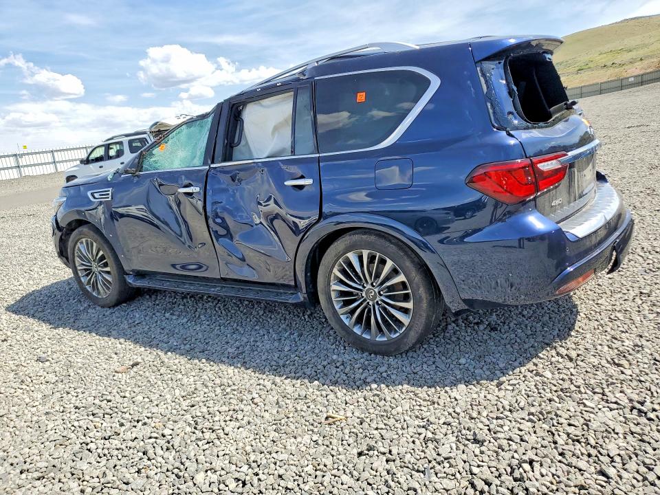 2021 Infiniti Qx80 VIN JN8AZ2BE0M9270365 COPART salvage auction — ROLLOVER, Nv - Salvage Title, sold $3,650 on 2026-07-30 (photo 2)