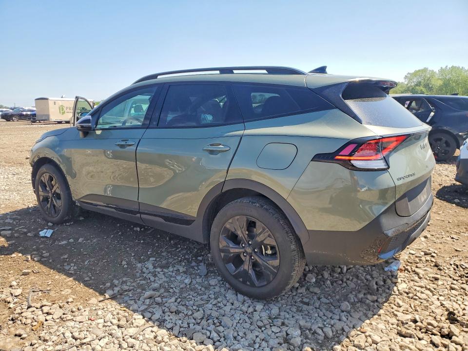 2025 Kia Sportage VIN 5XYK6CDF4SG307918 COPART salvage auction — FRONT END, Il - Salvage Certificate, sold $11,400 on 2026-07-31 (photo 2)