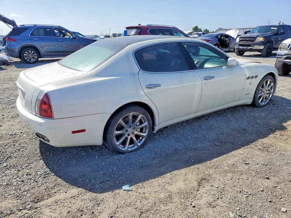 2007 Maserati Quattroporte VIN ZAMFE39A570032263 COPART salvage auction — FRONT END, CA - CERTIFICATE OF TITLE, sold $700 on 2026-09-23 (photo 3)