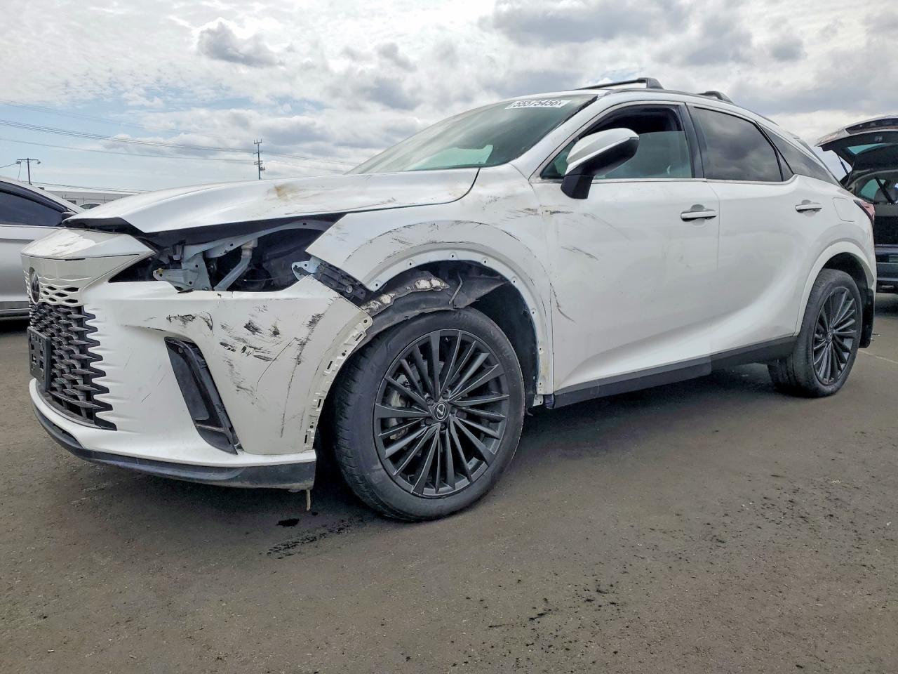 2024 Lexus Rx VIN 2T2BBMCA1RC055716 COPART salvage auction — Front End, CA - SALVAGE CERTIFICATE, sold $13,100 on 2026-04-15 (photo 1)