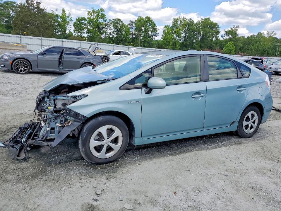 2012 Toyota VIN JTDKN3DU7C5491201 COPART salvage auction — FRONT END, Sc - Cert Of Title-Salvage, sold $725 on 2026-07-08 (photo 1)