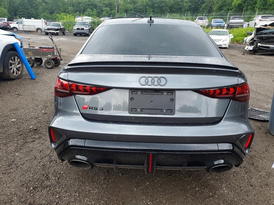 2025 Audi Rs3 VIN WUAGWDGY9SA912741 COPART salvage auction — FRONT END, Md - Cert Of Salvage > 75% Damage, sold $350 on 2026-07-30 (photo 6)
