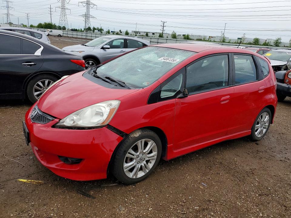 2011 Honda Fit VIN JHMGE8G56BS001384 COPART salvage auction — FRONT END, Il - Salvage Certificate, sold $1,450 on 2026-07-07 (photo 1)