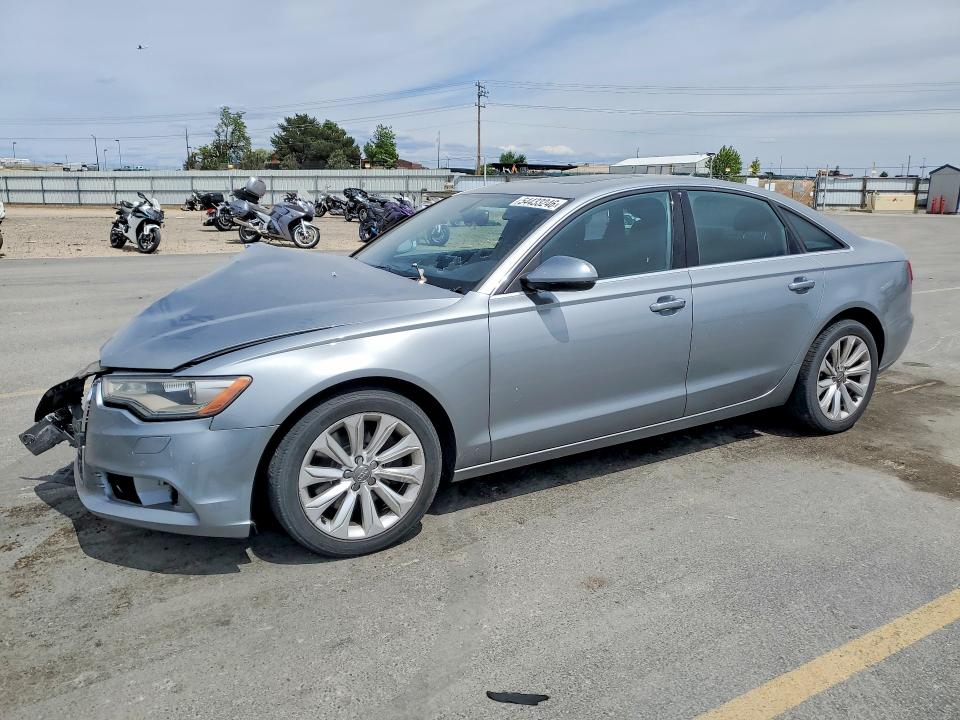 2015 Audi A6 VIN WAUGFAFC1FN028192 — COPART salvage auction photo