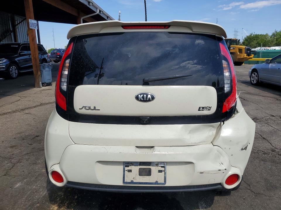 2015 Kia Soul VIN KNDJX3A56F7173940 COPART salvage auction — REAR END, Co - Public - Salvage Title, sold $700 on 2026-07-28 (photo 6)